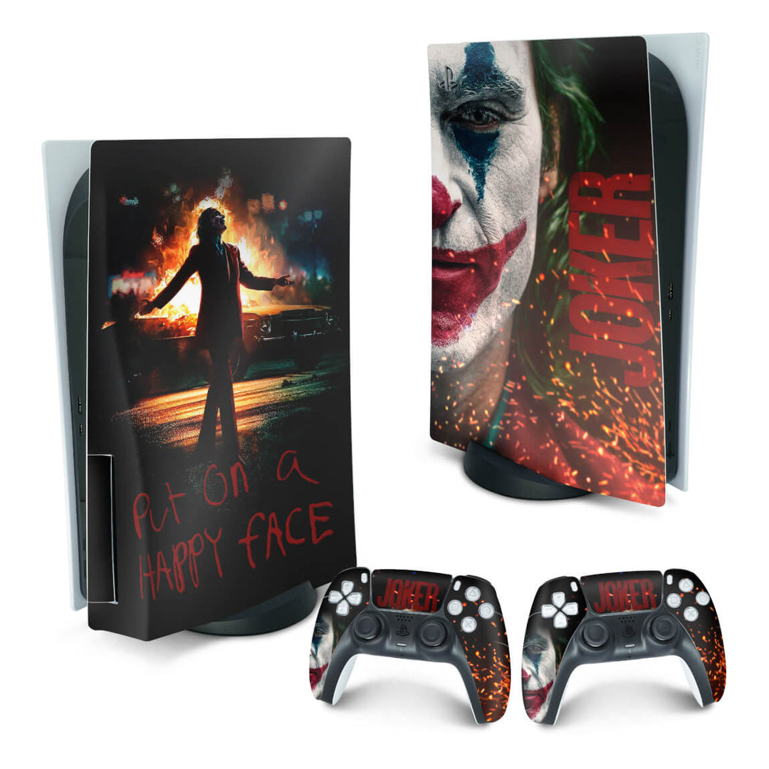 Skin Anti-Rage PS5 Fat Vertical - Joker Filme - Pop Arte Skins