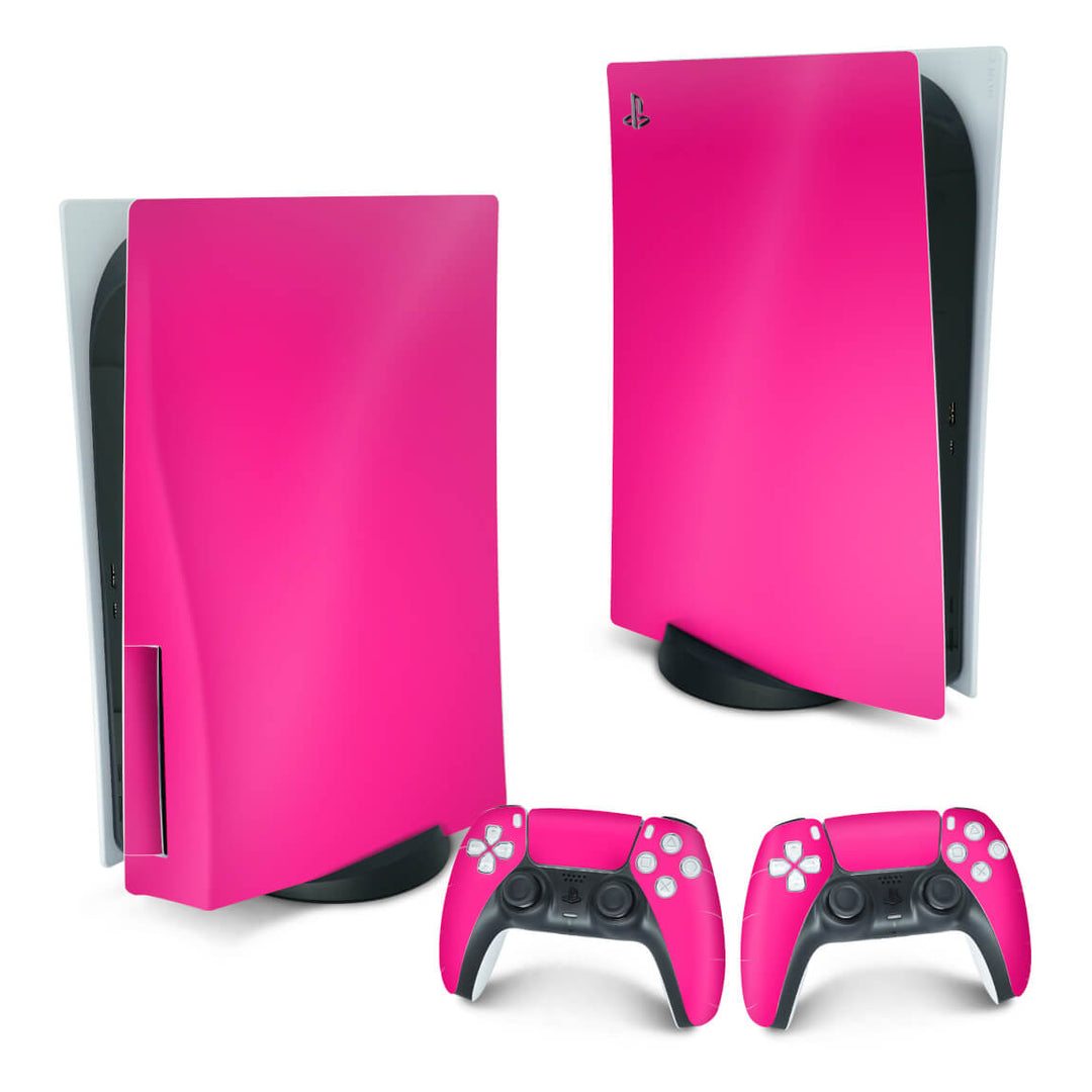 Skin Anti-Rage PS5 Fat Vertical - Rosa - Pop Arte Skins