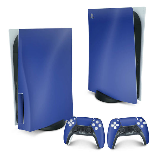 Skin Anti-Rage PS5 Fat Vertical - Azul Escuro