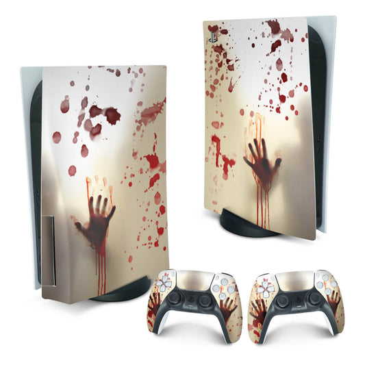 Skin Anti-Rage PS5 Fat Vertical - Fear The Walking Dead