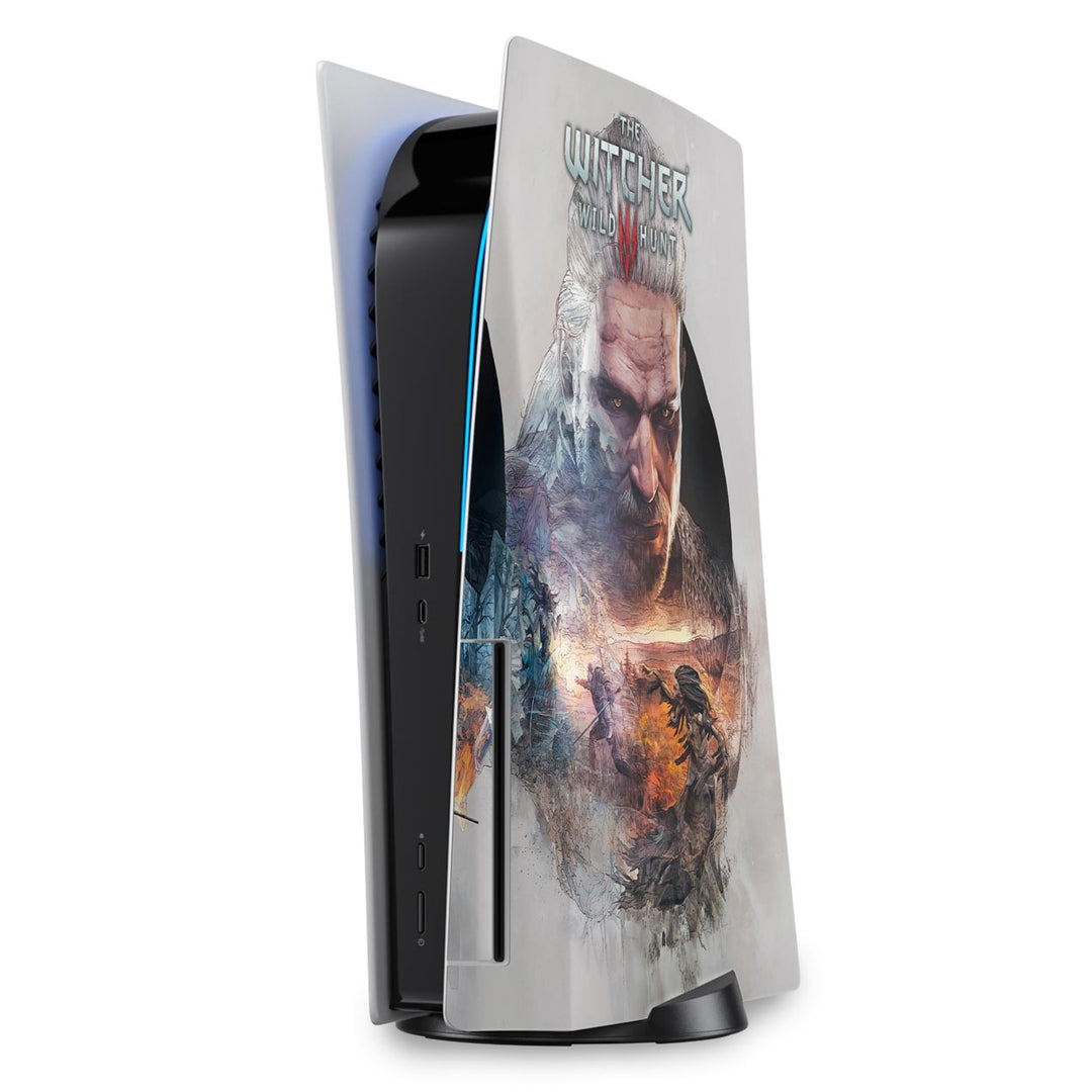 Skin Anti-Rage PS5 Fat Vertical - The Witcher 3 - Pop Arte Skins - foto 5