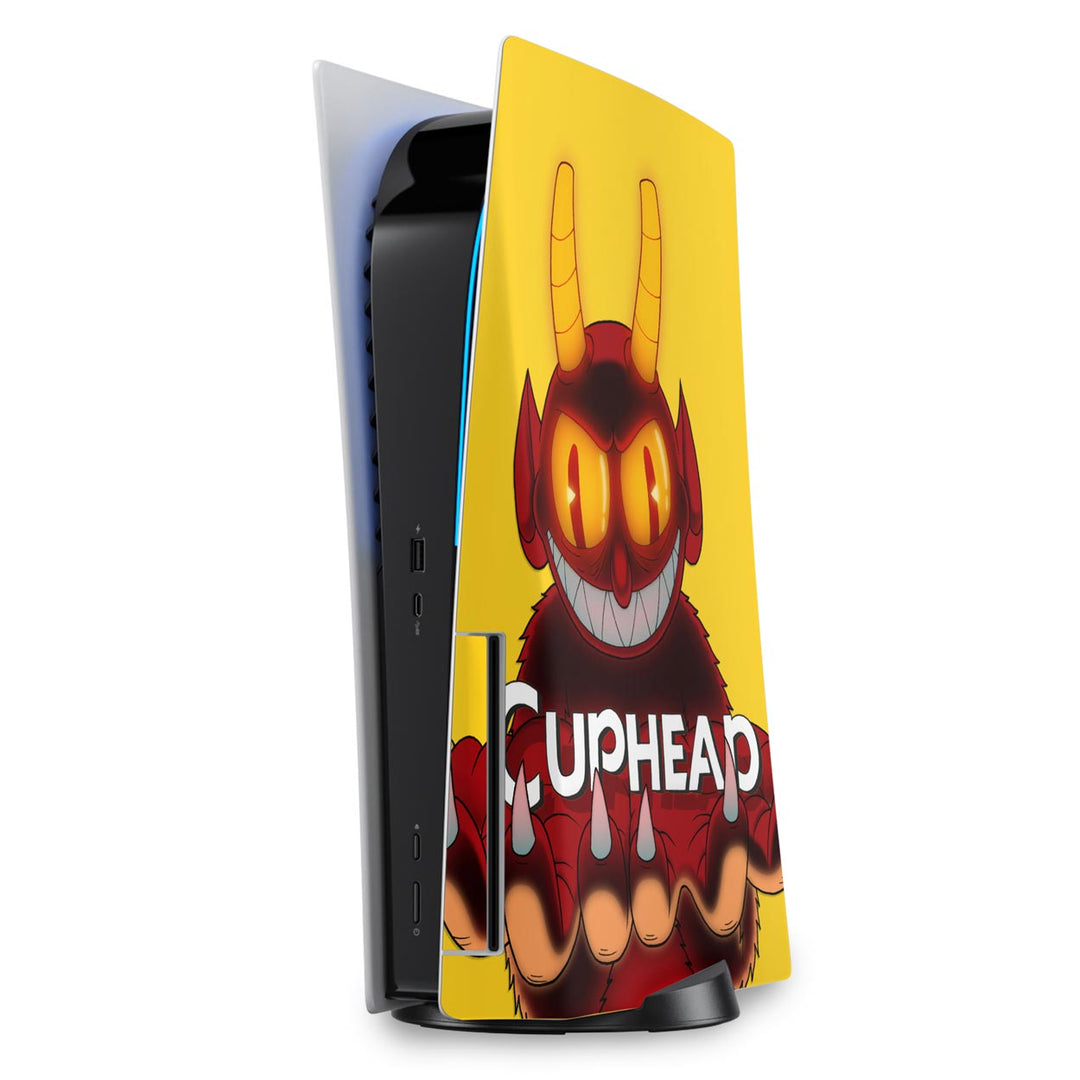 Skin Anti-Rage PS5 Fat Vertical - Cuphead - Pop Arte Skins - foto 5
