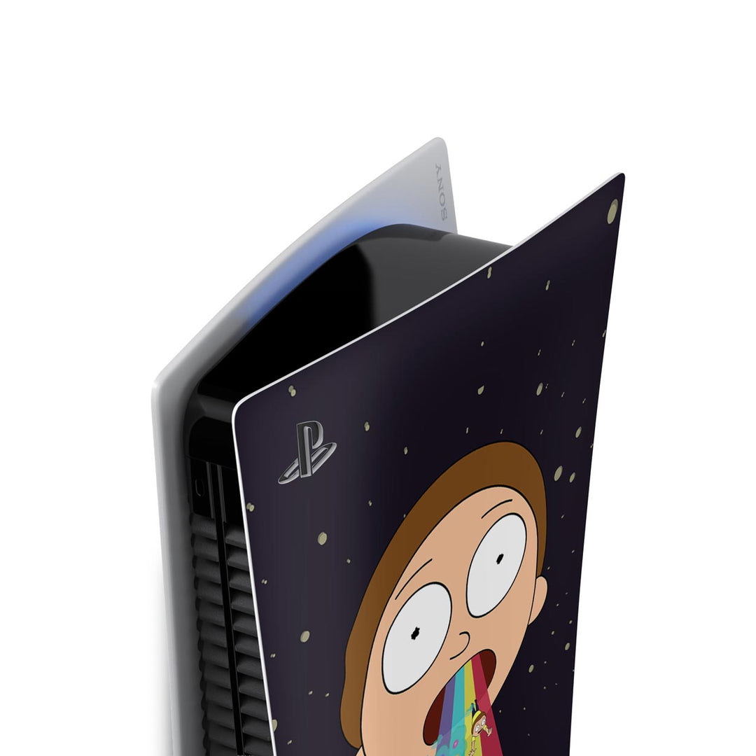 Skin Anti-Rage PS5 Fat Vertical - Morty Rick And Morty - Pop Arte Skins - foto 3