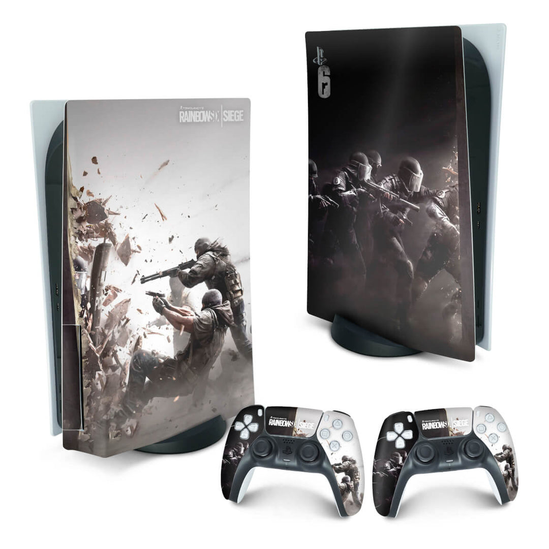 Skin Anti-Rage PS5 Fat Vertical - Tom Clancy's Rainbow Six Siege - Pop Arte Skins
