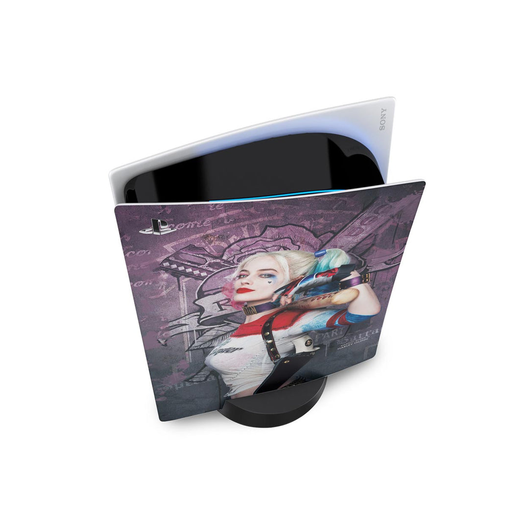 Skin Anti-Rage PS5 Fat Vertical - Arlequina Harley Quinn - Pop Arte Skins - foto 2
