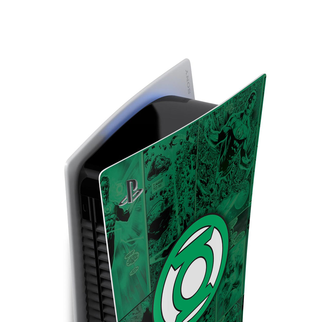 Skin Anti-Rage PS5 Fat Vertical - Lanterna Verde Comics - Pop Arte Skins - foto 3
