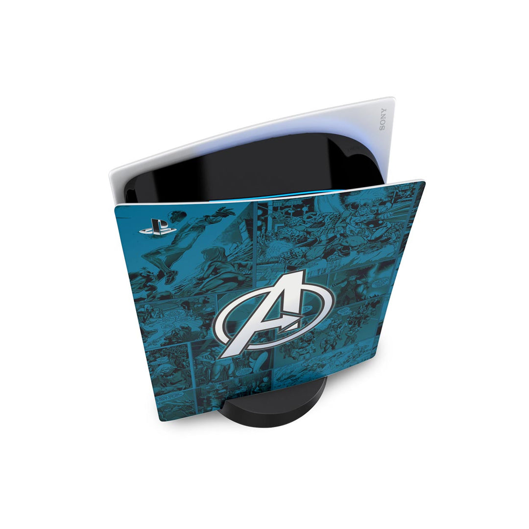 Skin Anti-Rage PS5 Fat Vertical - Avengers Vingadores Comics - Pop Arte Skins - foto 2