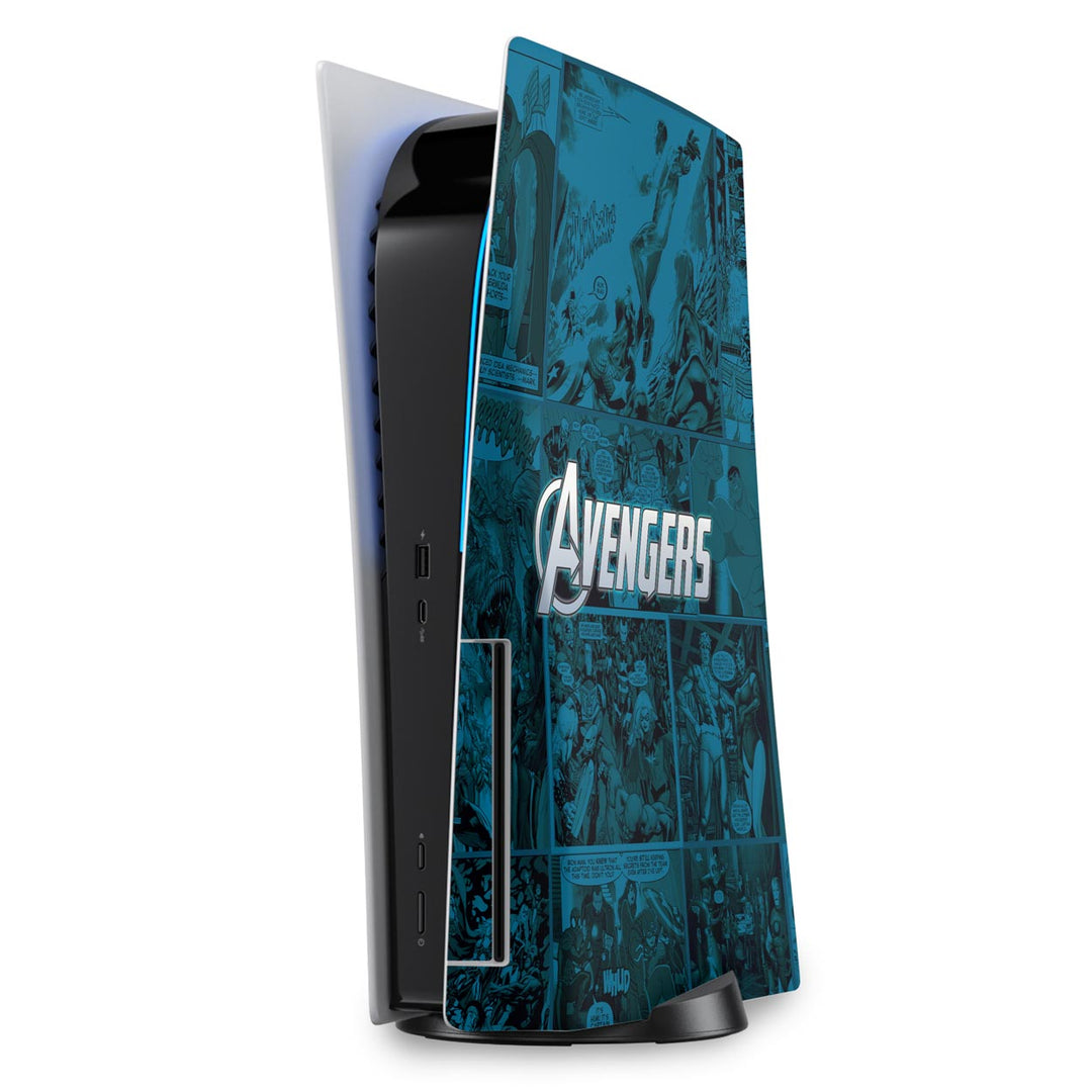 Skin Anti-Rage PS5 Fat Vertical - Avengers Vingadores Comics - Pop Arte Skins - foto 5