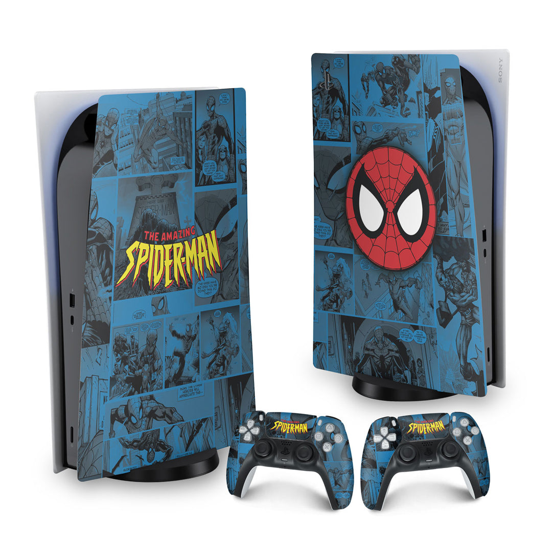 Skin Anti-Rage PS5 Fat Vertical - Homem-Aranha Spider-Man Comics - Pop Arte Skins - foto 9