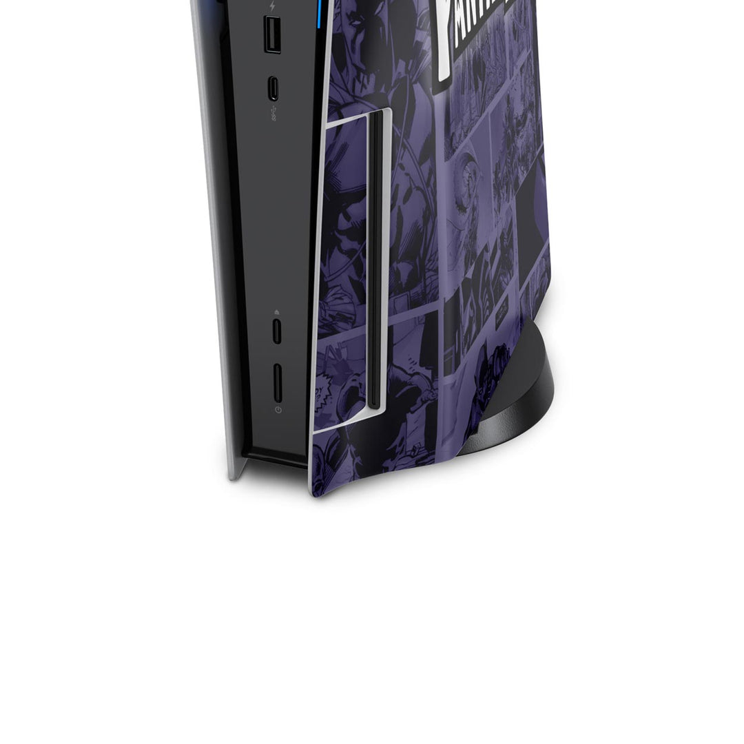 Skin Anti-Rage PS5 Fat Vertical - Pantera Negra Comics - Pop Arte Skins - foto 6