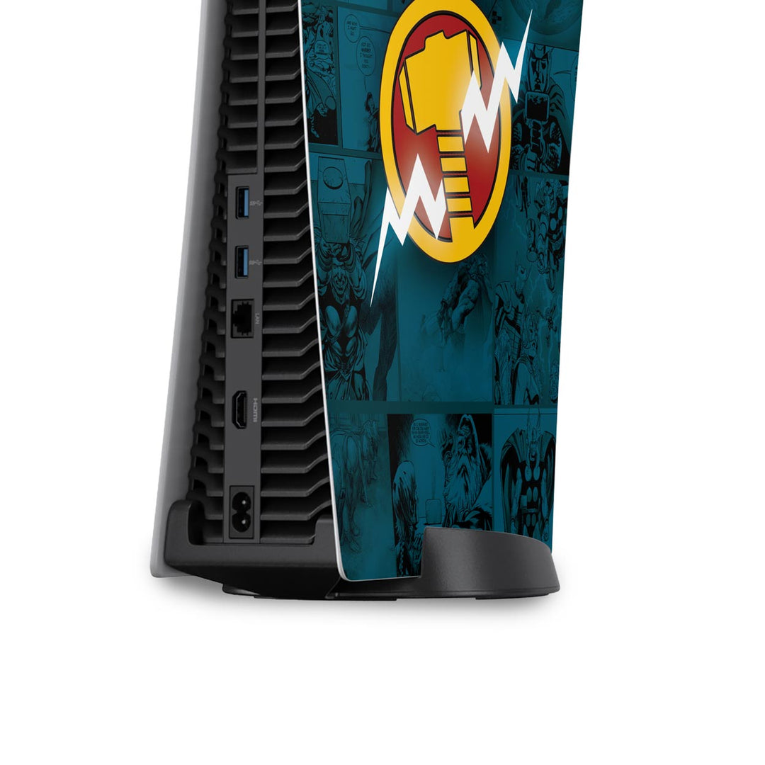 Skin Anti-Rage PS5 Fat Vertical - Thor Comics - Pop Arte Skins - foto 4
