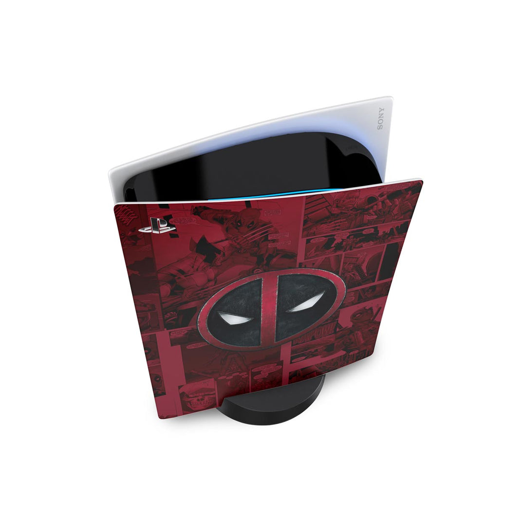 Skin Anti-Rage PS5 Fat Vertical - Deadpool Comics - Pop Arte Skins - foto 2