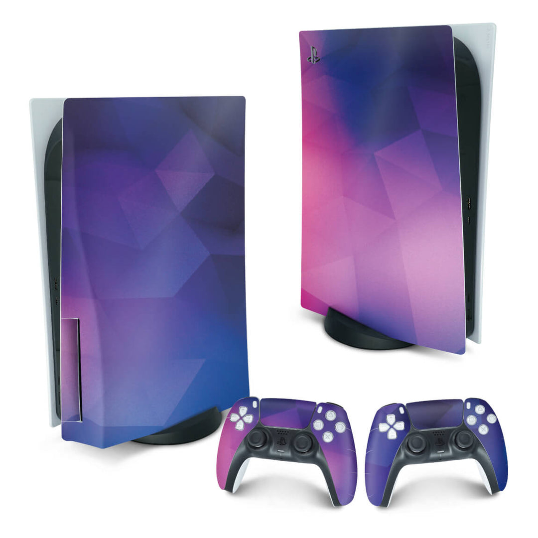 Skin Anti-Rage PS5 Fat Vertical - Abstrato #92 - Pop Arte Skins