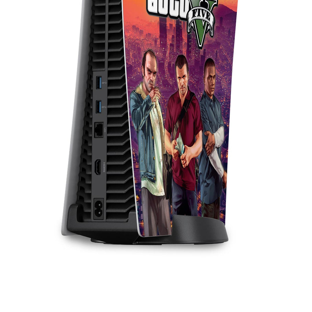 Skin Anti-Rage PS5 Fat Vertical - GTA V - Pop Arte Skins - foto 4