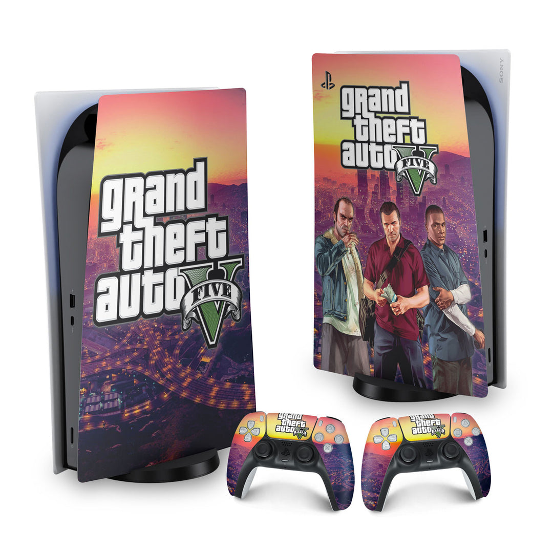Skin Anti-Rage PS5 Fat Vertical - GTA V - Pop Arte Skins - foto 9