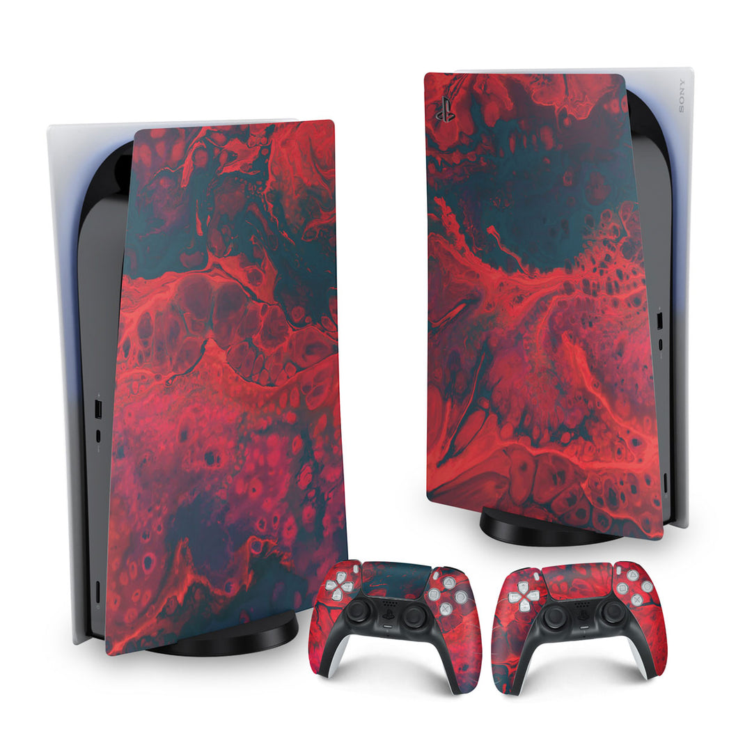 Skin Anti-Rage PS5 Fat Vertical - Abstrato #98 - Pop Arte Skins - foto 9