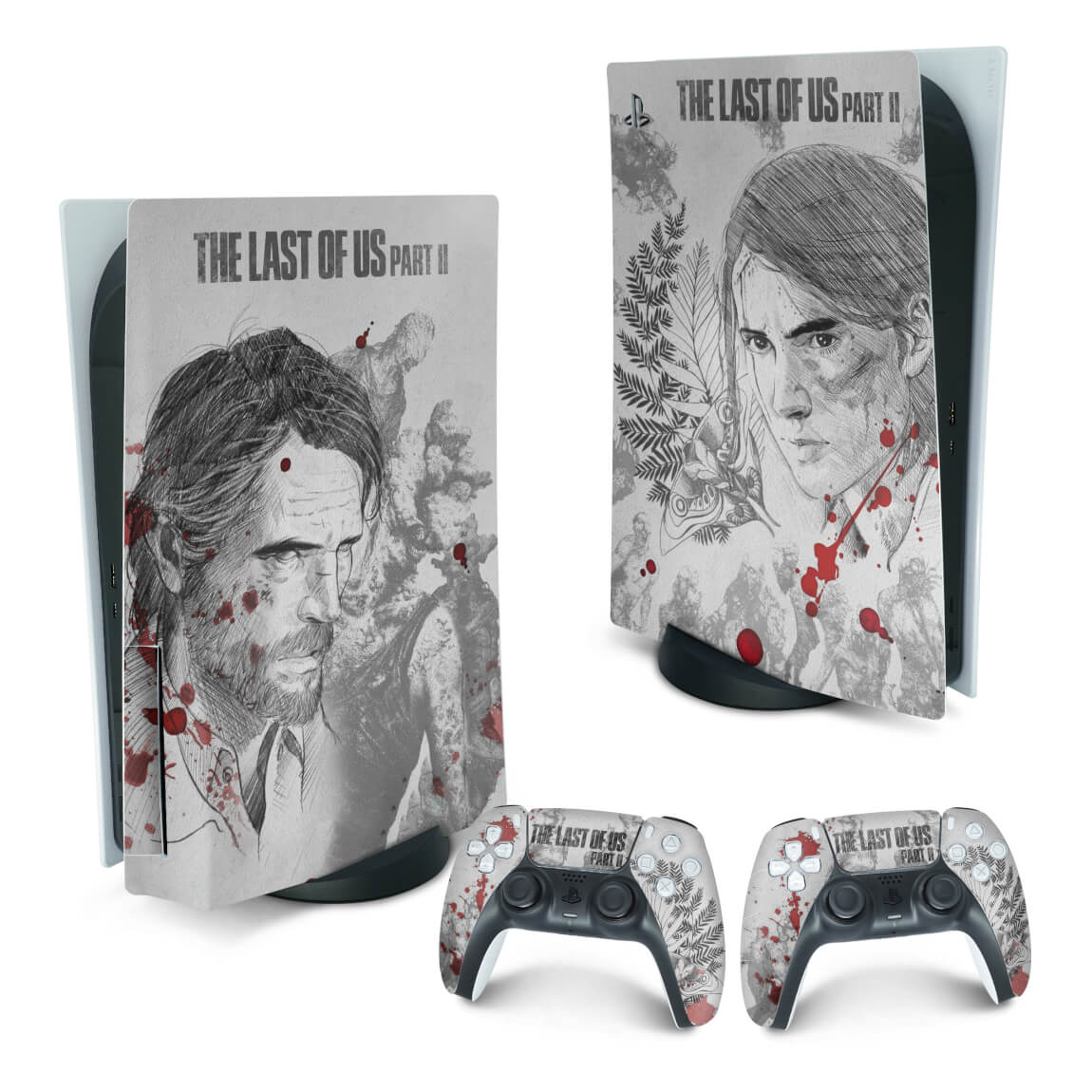 Skin Anti-Rage PS5 Fat Vertical - Modelo 107