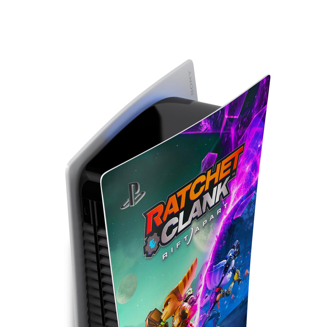 Skin Anti-Rage PS5 Fat Vertical - Ratchet & Clank Rift Apart - Pop Arte Skins - foto 3