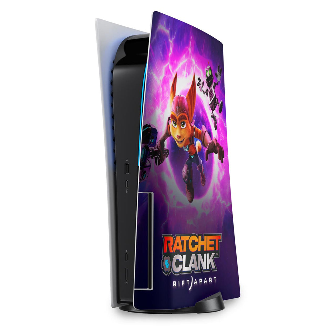 Skin Anti-Rage PS5 Fat Vertical - Ratchet & Clank Rift Apart - Pop Arte Skins - foto 5