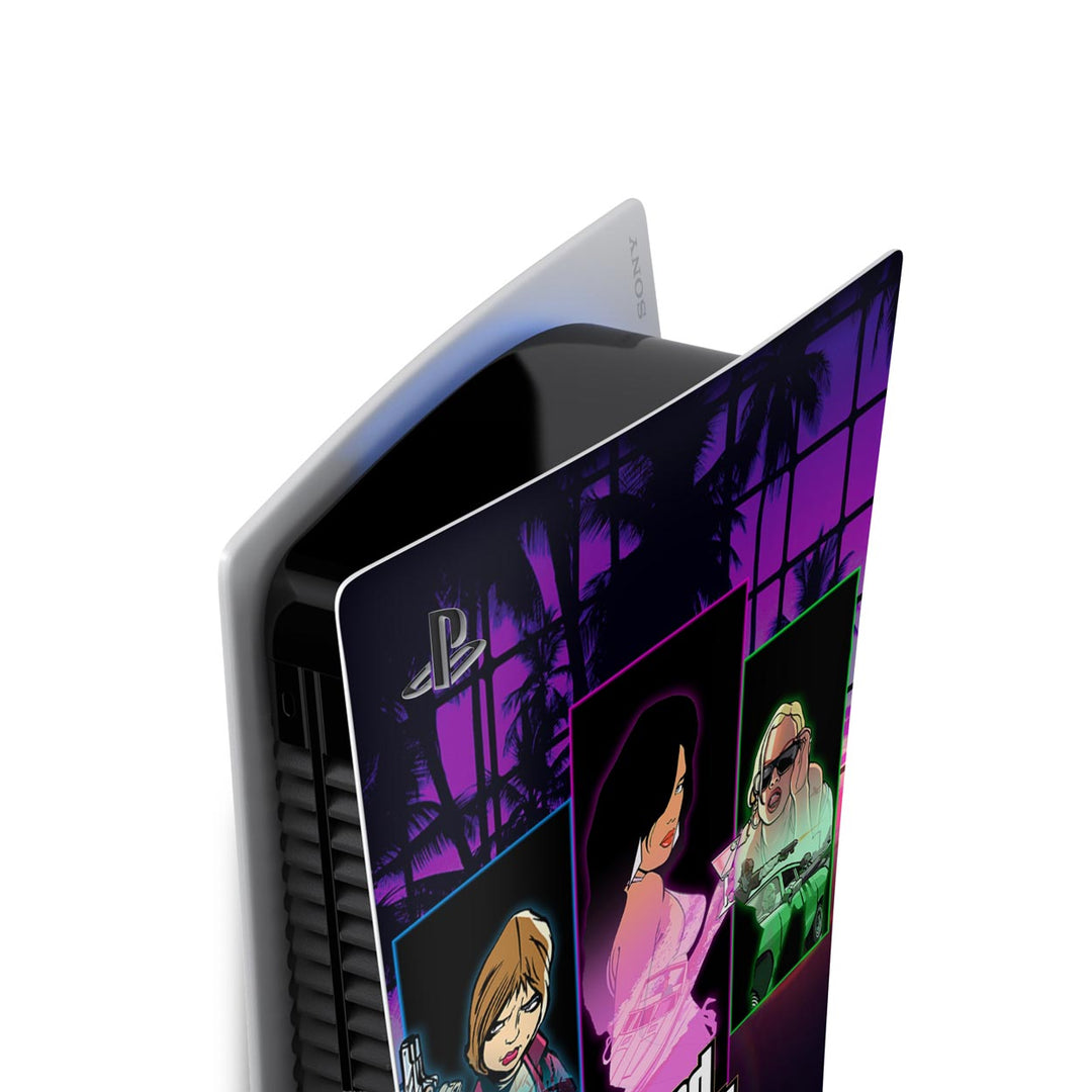 Skin Anti-Rage PS5 Fat Vertical - GTA The Trilogy - Pop Arte Skins - foto 3