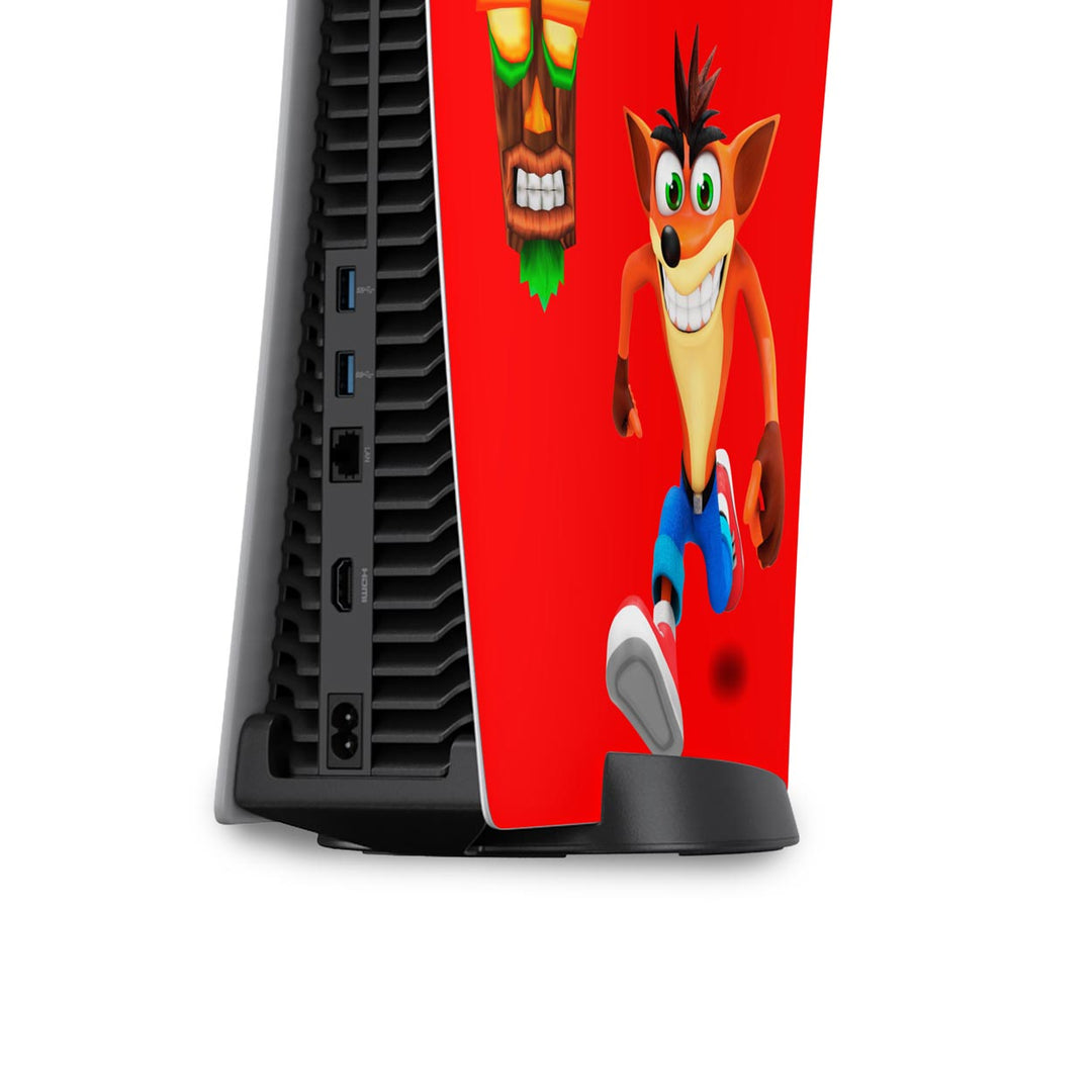 Skin Anti-Rage PS5 Fat Vertical - Crash Bandicoot - Pop Arte Skins - foto 4