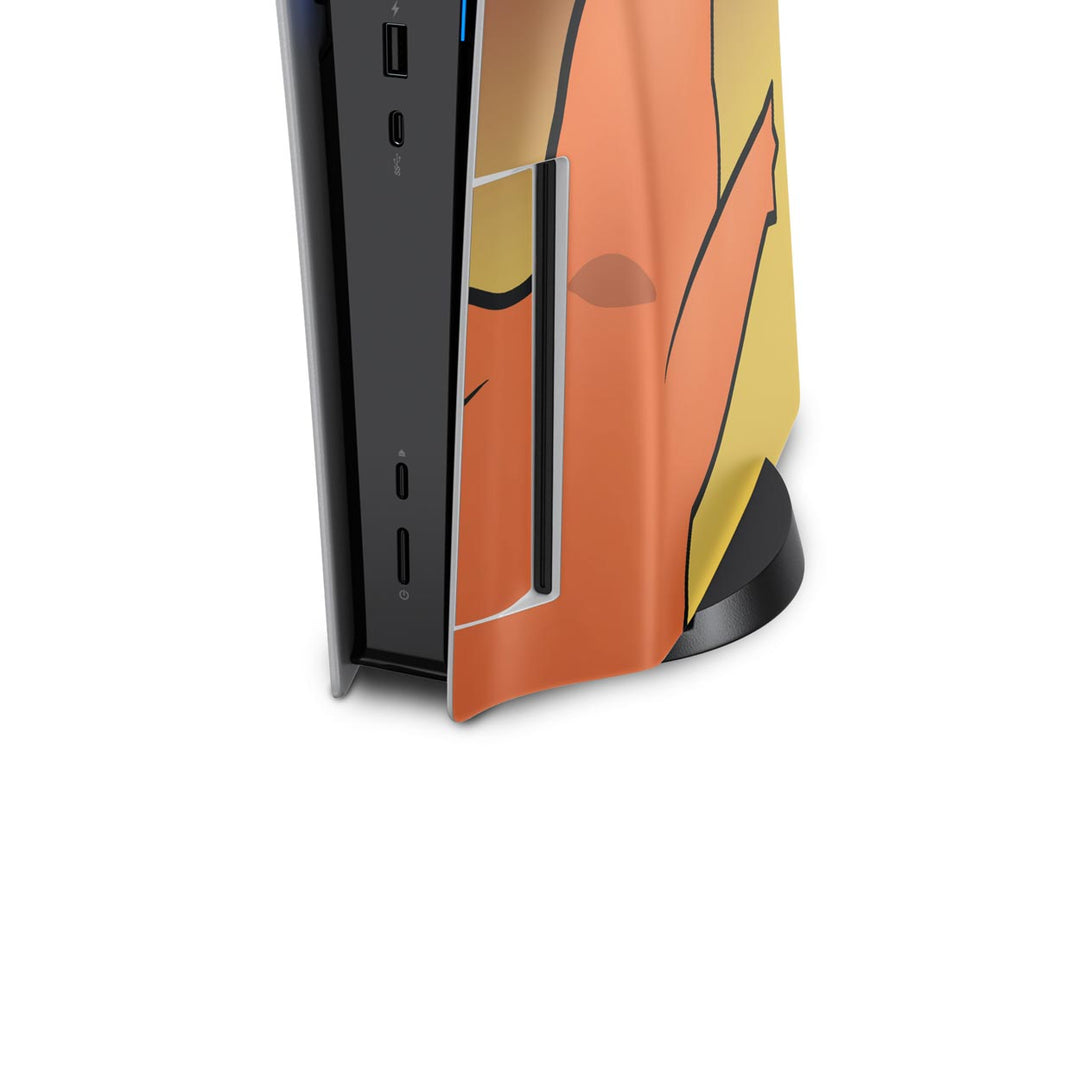 Skin Anti-Rage PS5 Fat Vertical - Pokemon Charmander - Pop Arte Skins - foto 6