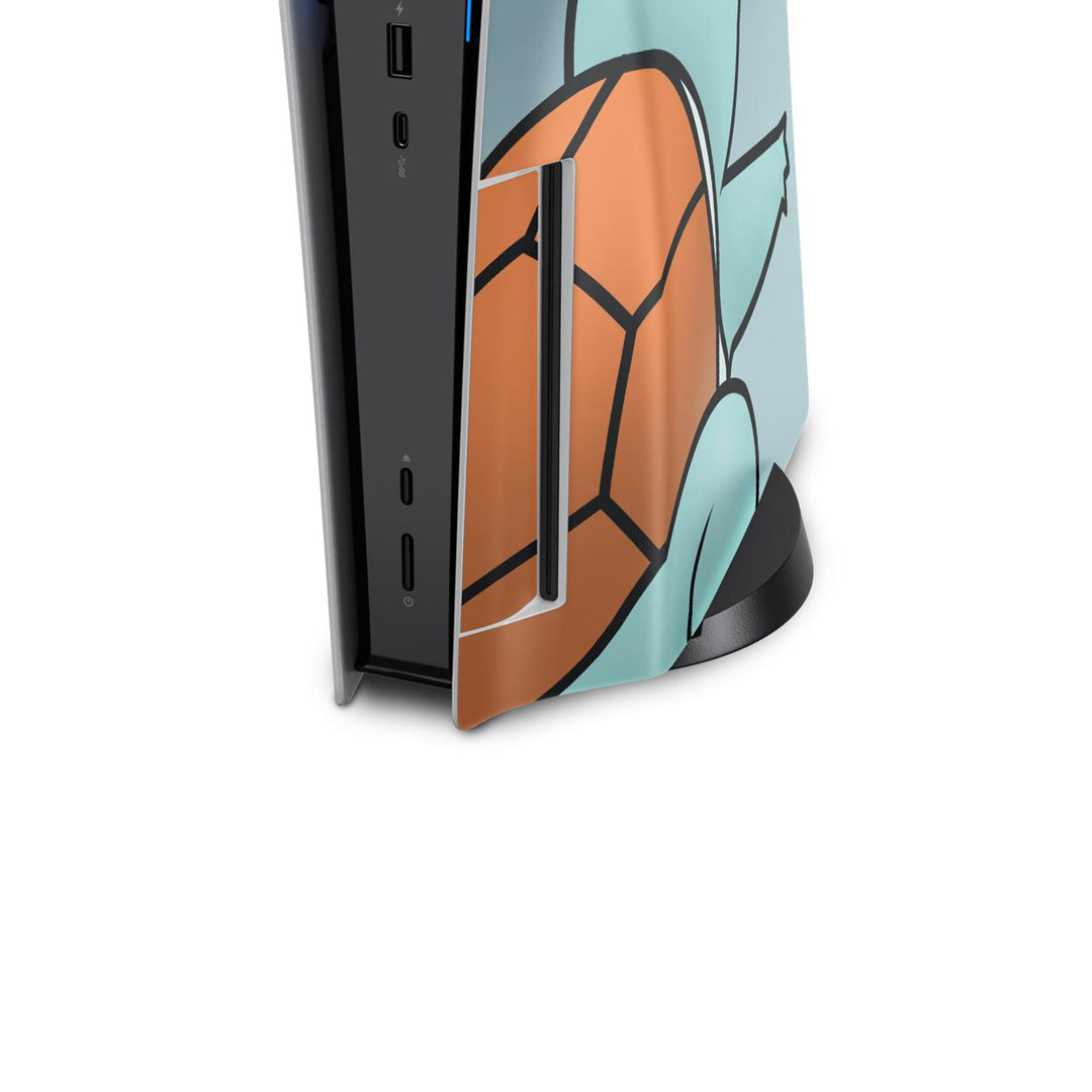 Skin Anti-Rage PS5 Fat Vertical - Pokemon Squirtle - Pop Arte Skins - foto 6