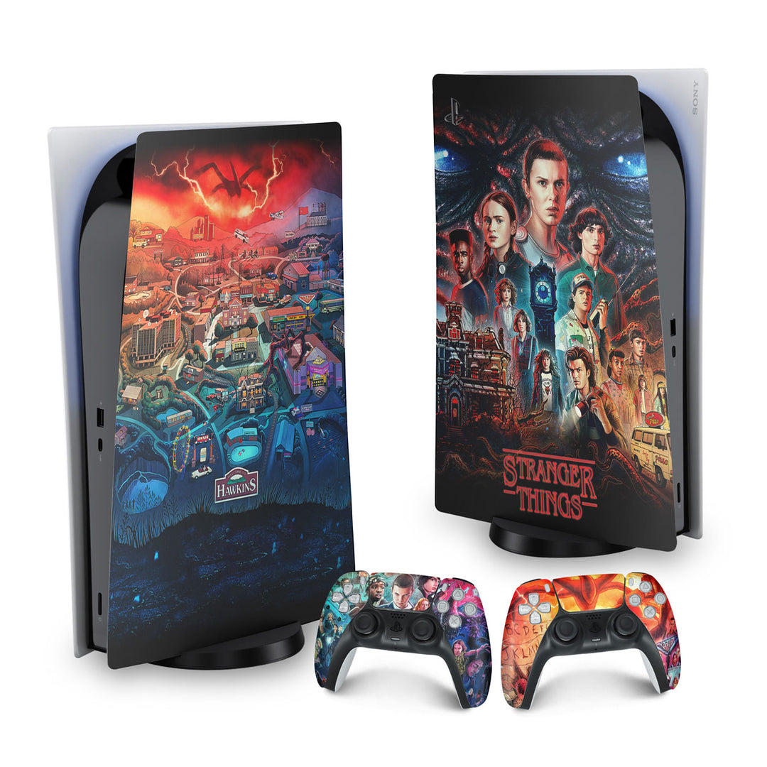 Skin Anti-Rage PS5 Fat Vertical - Stranger Things - Pop Arte Skins - foto 9
