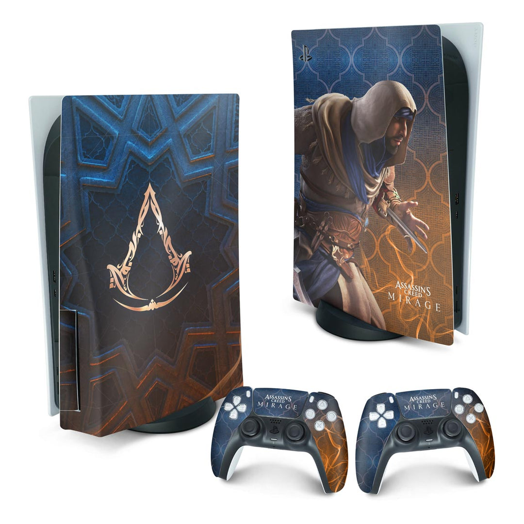 Skin Anti-Rage PS5 Fat Vertical - Assassin's Creed Mirage - Pop Arte Skins