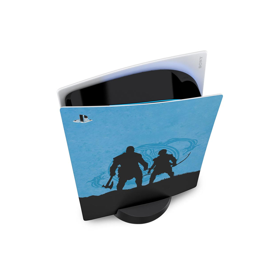 Skin Anti-Rage PS5 Fat Vertical - God of War Ragnarok Edition - Pop Arte Skins - foto 2