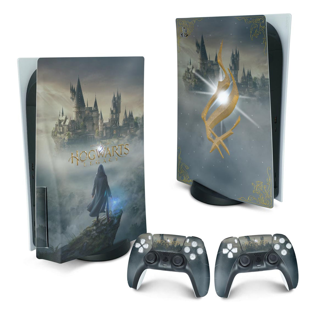 Skin Anti-Rage PS5 Fat Vertical - Hogwarts Legacy - Pop Arte Skins