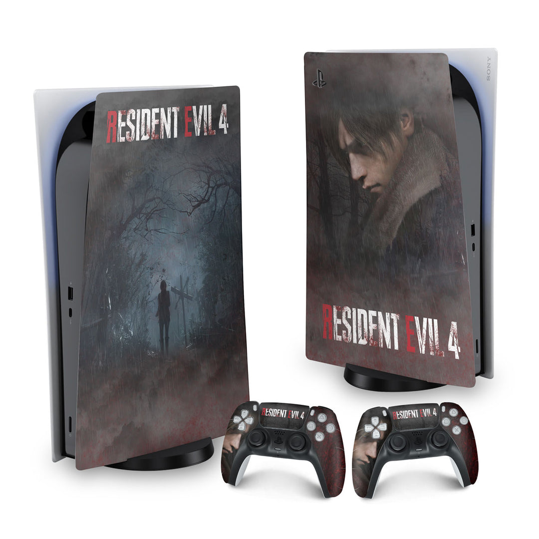 Skin Anti-Rage PS5 Fat Vertical - Resident Evil 4 Remake - Pop Arte Skins - foto 9