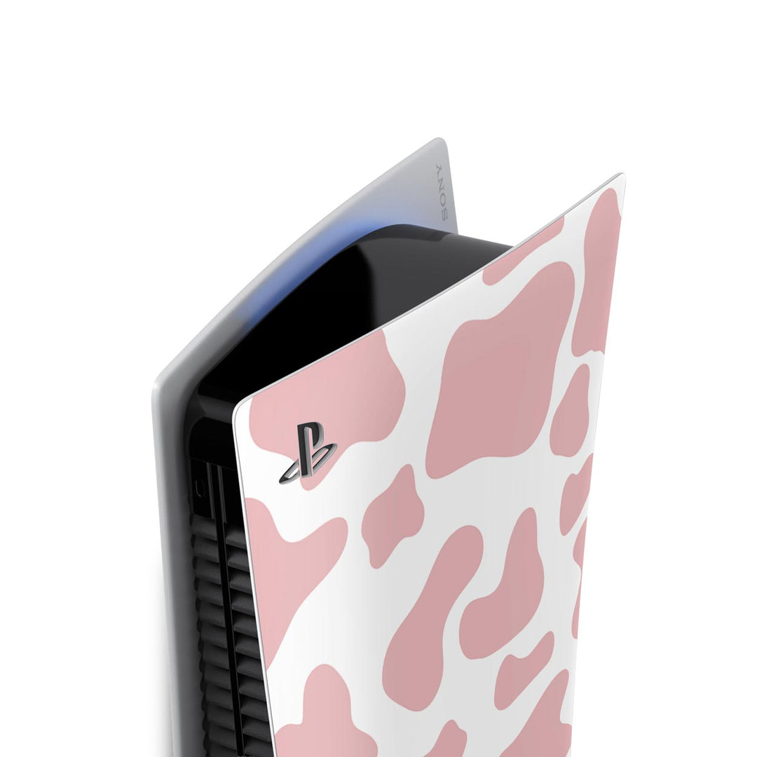Skin Anti-Rage PS5 Fat Vertical - Vaquinha Rosa - Pop Arte Skins - foto 3