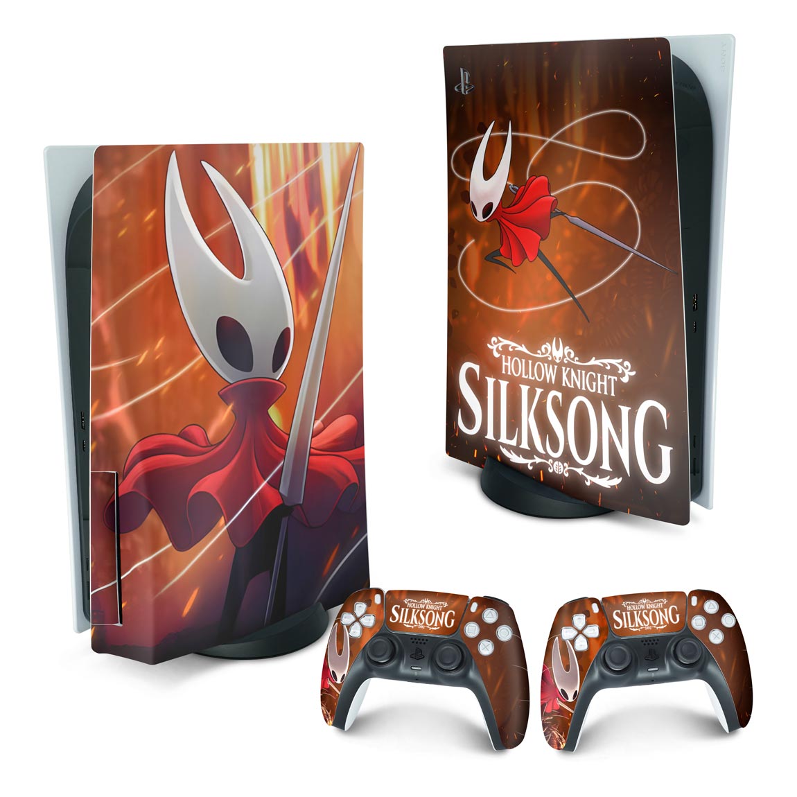Skin Anti-Rage PS5 Fat Vertical - Hollow Knight: Silksong
