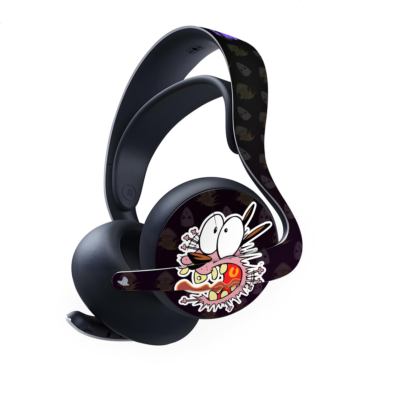 Skin Anti-Rage PS5 Headset Pulse Elite - Coragem: O Cão Covarde