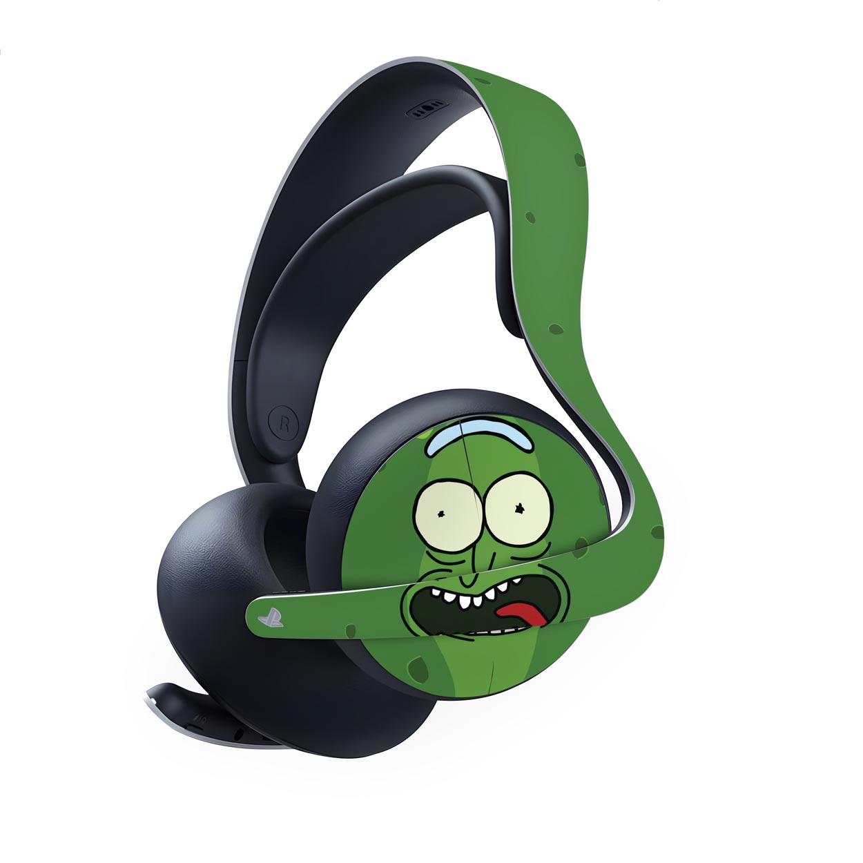 Skin Anti-Rage PS5 Headset Pulse Elite - Pickle Rick And Morty