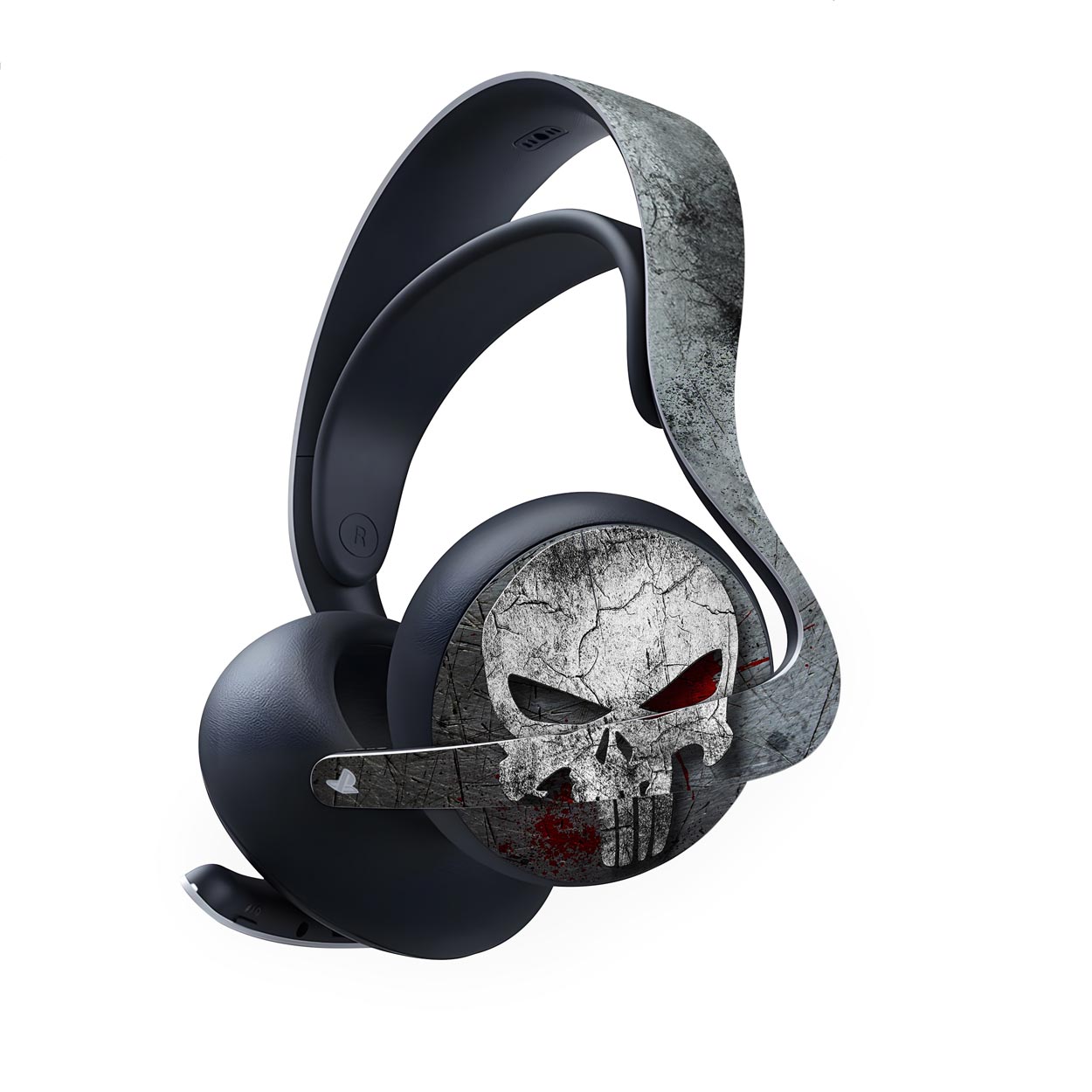 Skin Anti-Rage PS5 Headset Pulse Elite - The Punisher Justiceiro