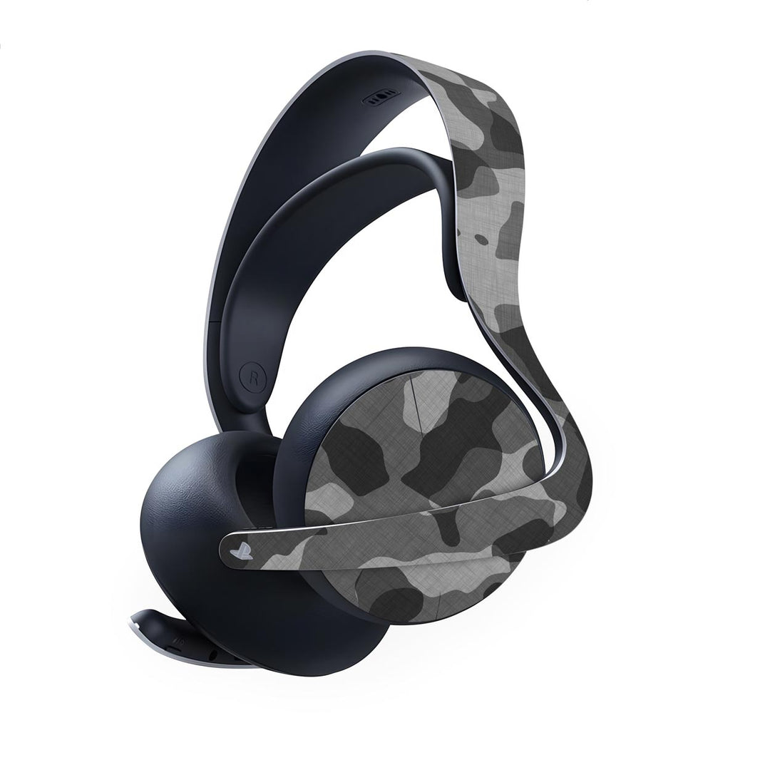Skin Anti-Rage PS5 Headset Pulse Elite - Camuflado Cinza