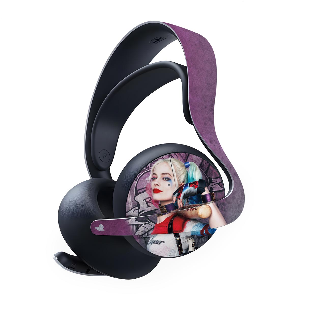 Skin Anti-Rage PS5 Headset Pulse Elite - Arlequina Harley Quinn