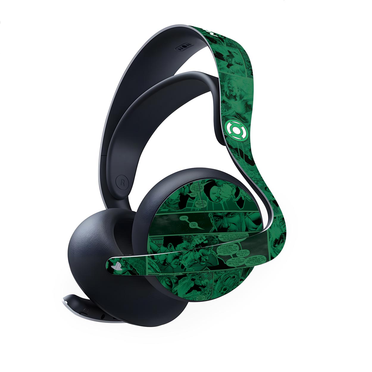 Skin Anti-Rage PS5 Headset Pulse Elite - Lanterna Verde Comics