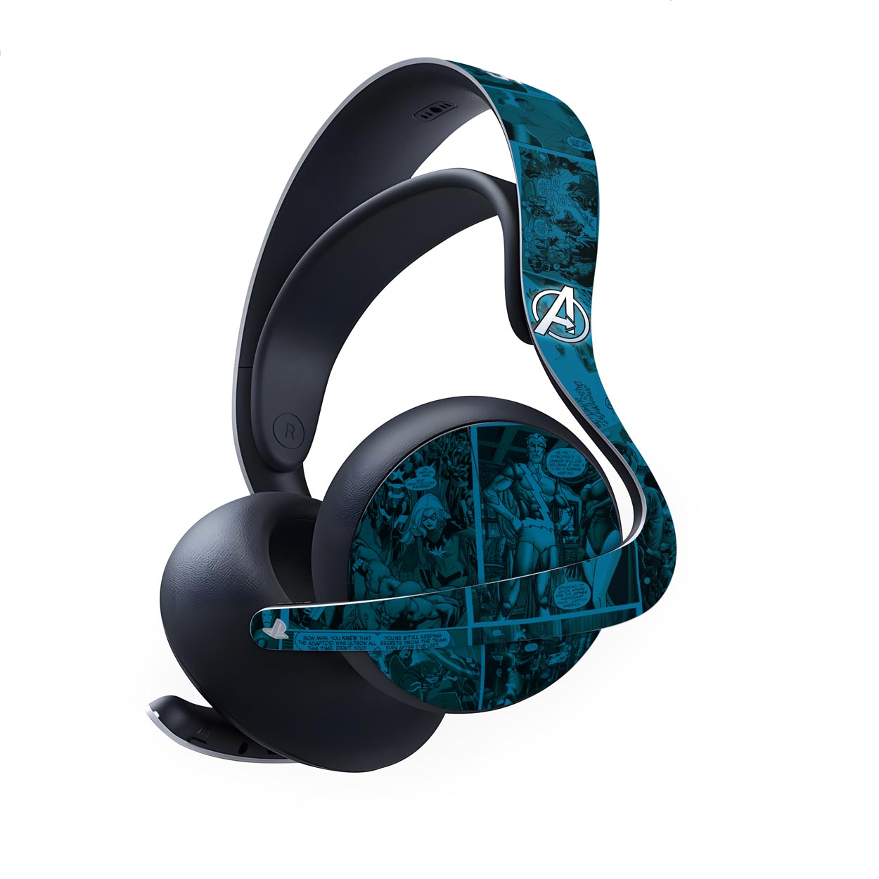 Skin Anti-Rage PS5 Headset Pulse Elite - Avengers Vingadores Comics