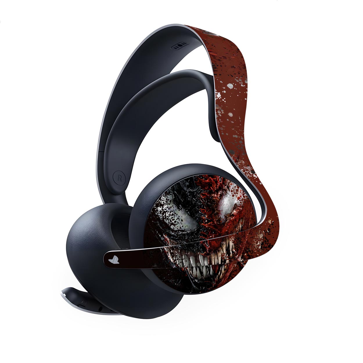 Skin Anti-Rage PS5 Headset Pulse Elite - Venom Tempo de Carnificina