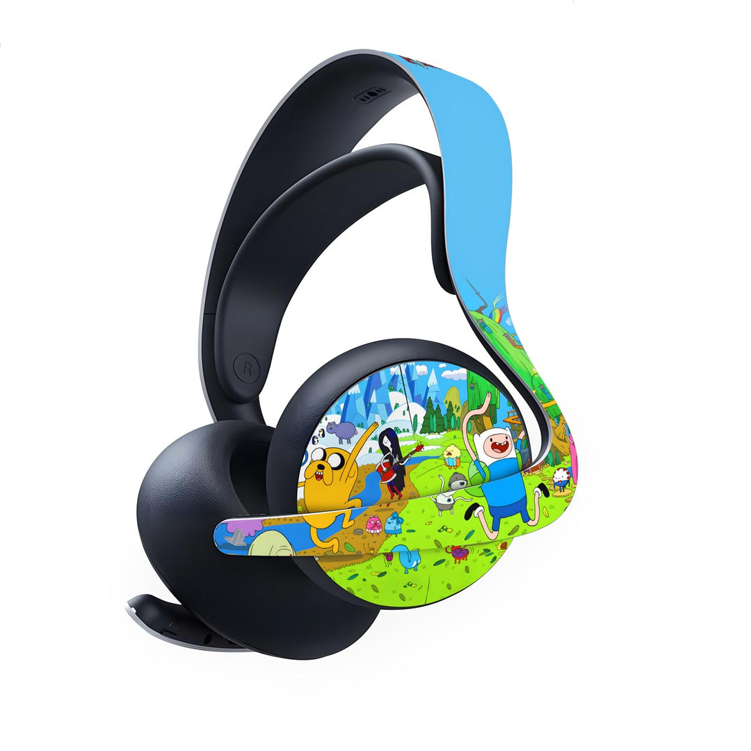 Skin Anti-Rage PS5 Headset Pulse Elite - Hora de Aventura