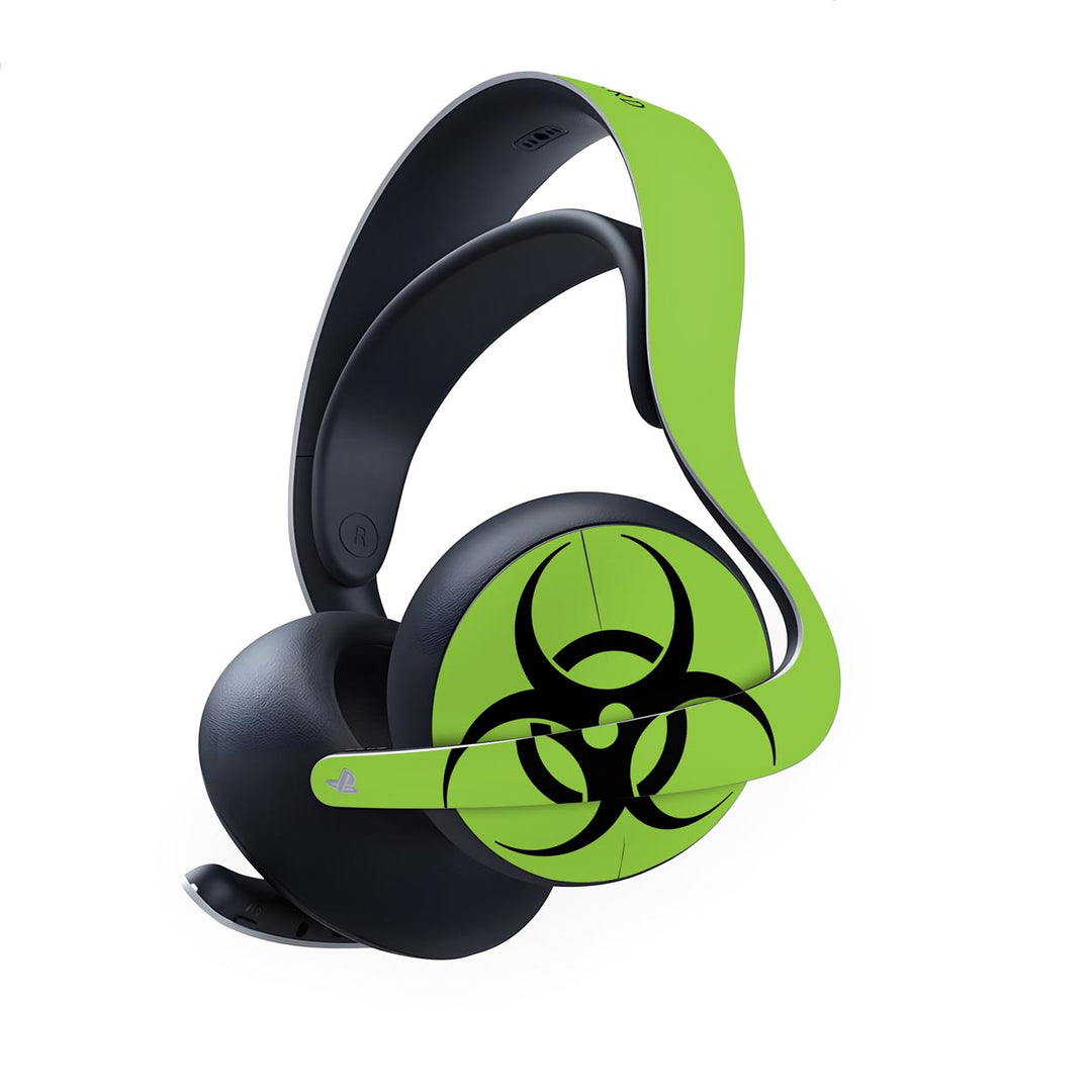 Skin Anti-Rage PS5 Headset Pulse Elite - Biohazard Radioativo