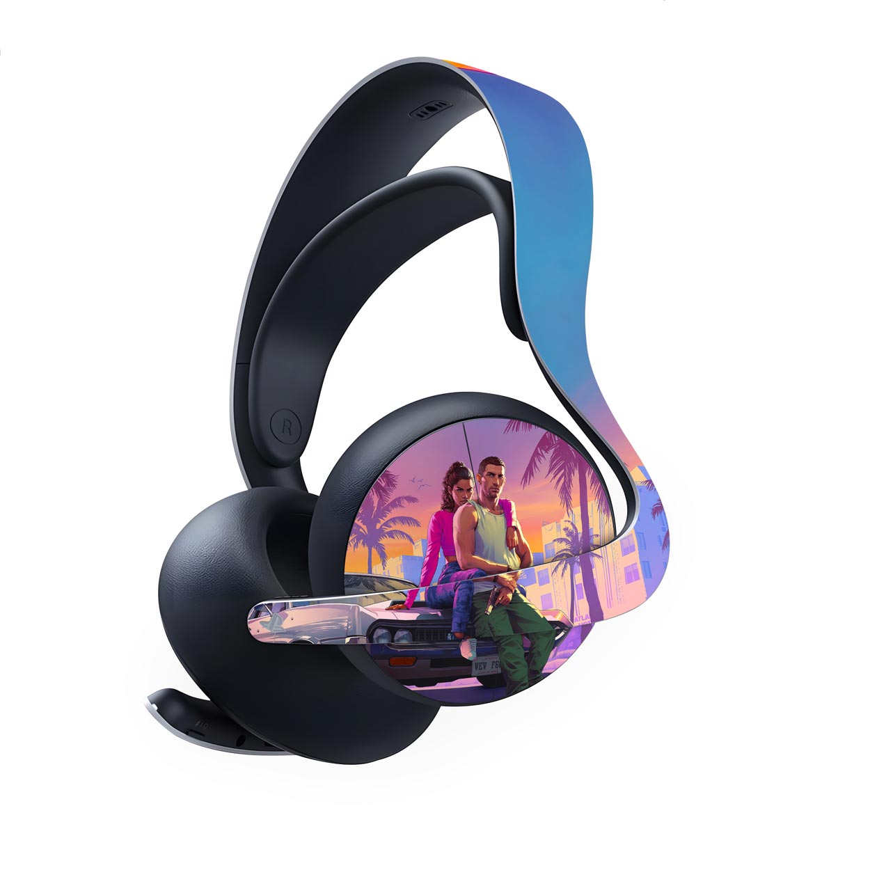 Skin Anti-Rage PS5 Headset Pulse Elite - GTA 6 VI