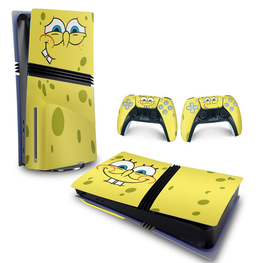 Skin Anti-Rage PS5 Pro Horizontal - Bob Esponja