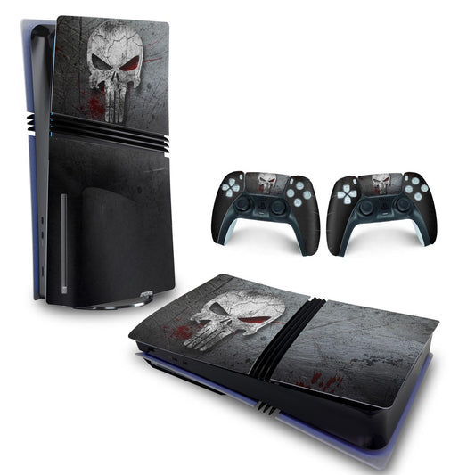 Skin Anti-Rage PS5 Pro Horizontal - The Punisher Justiceiro