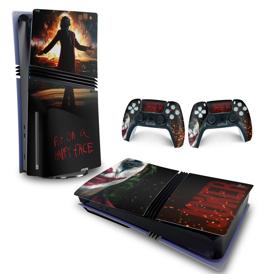 Skin Anti-Rage PS5 Pro Horizontal - Joker Filme - Pop Arte Skins