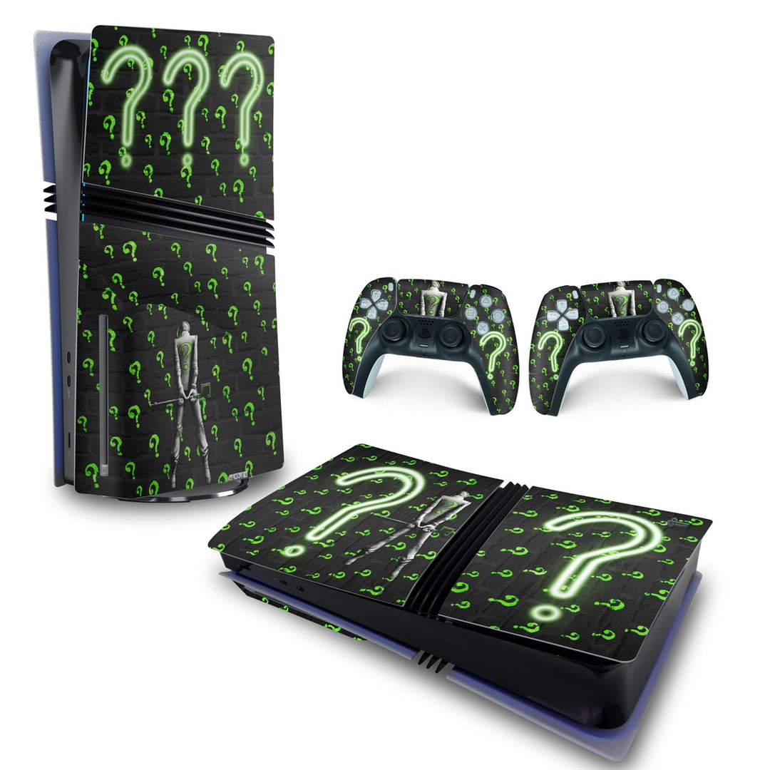 Skin Anti-Rage PS5 Pro Horizontal - Charada - Pop Arte Skins