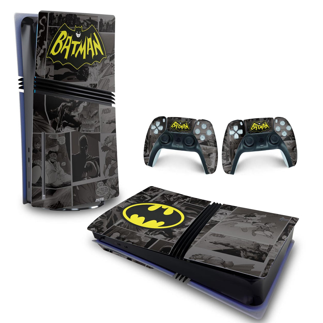 Skin Anti-Rage PS5 Pro Horizontal - Batman Comics - Pop Arte Skins